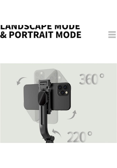 T16 Selfie Çubuğu Uzaktan Kumandalı 106 Cm Tripod Özçekim Alüminyum Masa Üstü Tripod