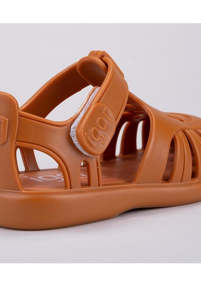 Igor S10271 Tobby Solid Çocuk Sandalet Karamel Karamel