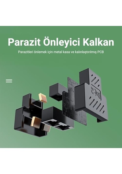 To 2 Ethernet Splitter Çoğaltıcı Adaptör
