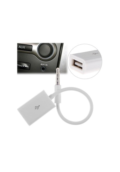 Usb To Aux Kablo Stereo Dişi Ses 3.5mm Mp3 Player Telefon Otg Kulaklık