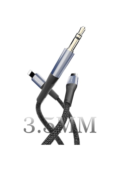 Lenyes Ax134 Type-c To 3.5mm Aux Audio Ses Kablosu Siyah