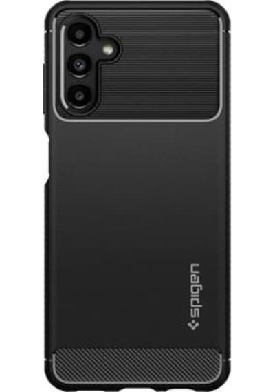Spigen Galaxy Uyumlu A13 İle Uyumlu Kılıf Rugged Armor Matte Black Siyah