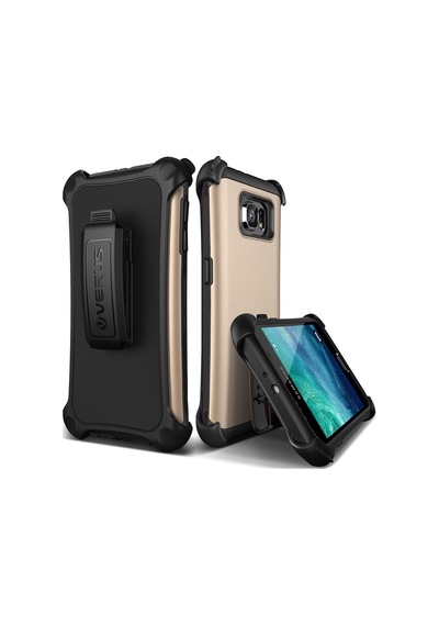 Verus Galaxy S6 İle Uyumlu Case Hard Drop Active Kılıf Shine Gold