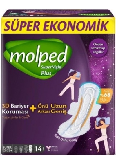 Molped Süpernight 3d Bariyerli Önü Uzun Arkası Geniş Süper Gece MOLPED.032
