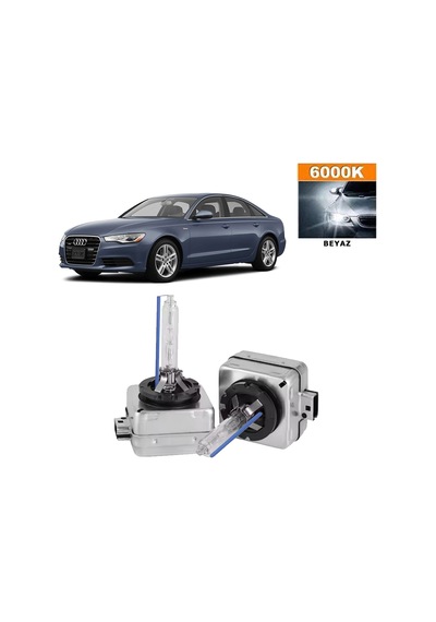 Audi A6 2008-2015 D3s / D3r 6000k Beyaz Hıd Xenon Ampul 2 Adet