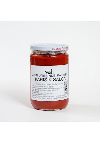 Ev Yapımı Domates Salçası 650 Gr Ccs-6044
