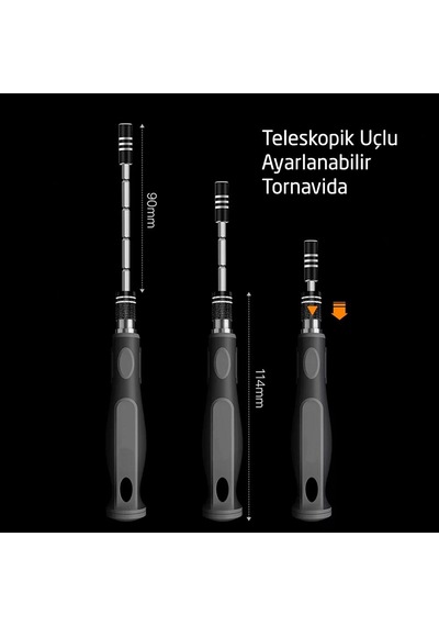 Uf-tools Ks-840084 Hassas 32 Parça Bits Uçlu Tornavida Seti