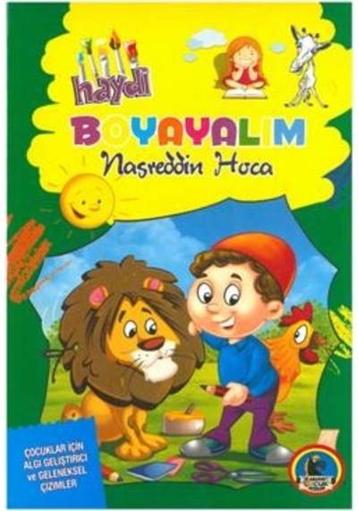 4e Boyama Kitabı Nasrettin Hoca Renkli 16 Syf Karatay 1