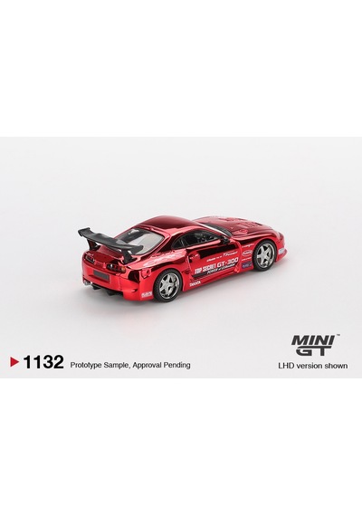 1:64 Ölçek Mini Gt Toyota Supra A80 Top Secret Gt-300 Diecast Metal Minyatür Model Araba 5cm