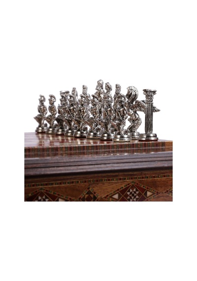 Satranç Taşı İsteyene Gifthome Büyük Metal Parlak Pe
