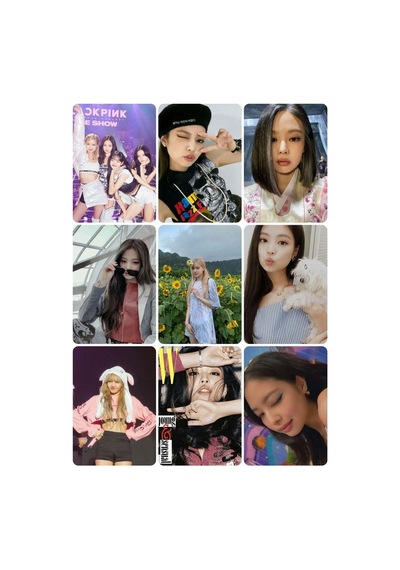 Black Pink 33 No -kpop- 9 Lu Fotokart Seti