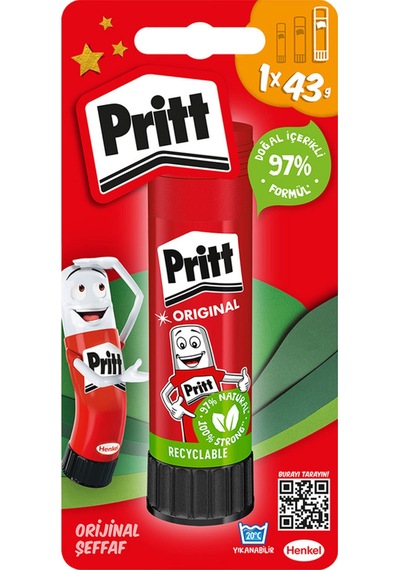 Pritt Stick Yapıştırıcı Tekli Blister 43 G 4 Adet