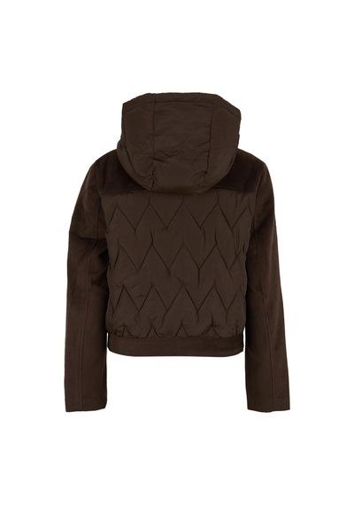 Jeep Kahverengi Kadın Relaxed Kapitone Mont J6wl-mnt7066 Kahve