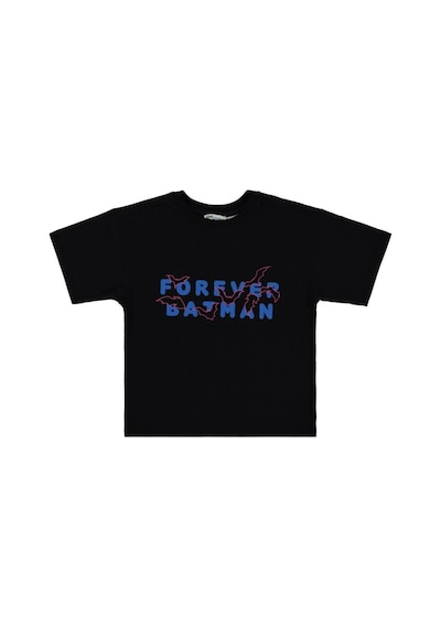 Batman Forever Baskılı 10-13 Yaş Tişört Siyah