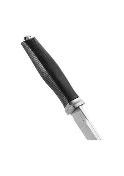 Lionsteel Acha Black Burlap Mikarta Kamp Bıçak Siyah