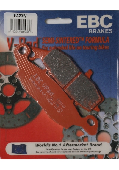 1996-99 Kawasaki Vn 1500 Classic Ön Fren Balatası Sağ Ebc Fa231V