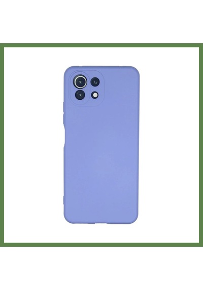 Bezos Mi 11 Lite Uyumlu Kılıf Nano İçi Kadife Silikon - Lila Hb006