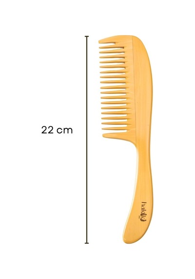 Doğal Saplı Şimşir Tarak 22 Cm Ultra Pürüzsüz Yüzey