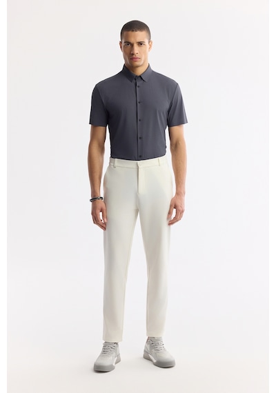 Avva Erkek Kırık Beyaz Beli Lastikli Bi-stretch Teknik Kumaş Slim Fit Pantolon A51y3077 Avva Erkek Kırık Beyaz Beli Lastikli Bi-stretch Teknik Kumaş Slim Fit Pantolon A51y3077