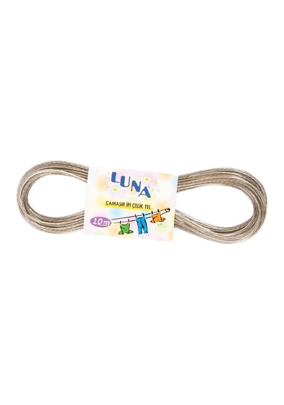 Mey İthalat Luna Çamaşır İpi Çelik Tel 10 Metre Çok Renkli