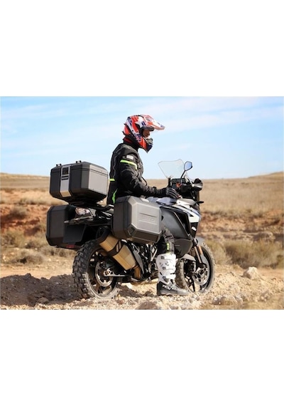 Shad Tr-48 Motosiklet Metal Arka Çanta Siyah