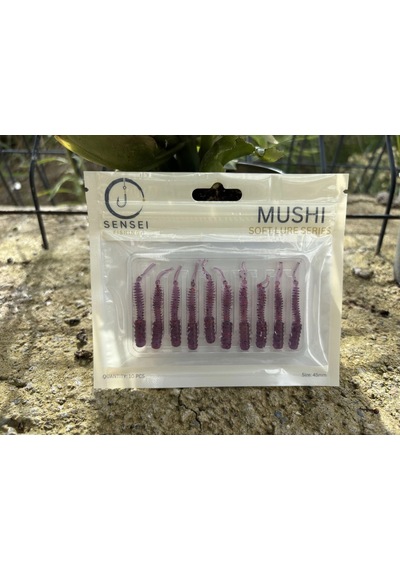 Sensei Mushi 4.5 Cm Lrf Silikon Yem Renk: Sm-purple