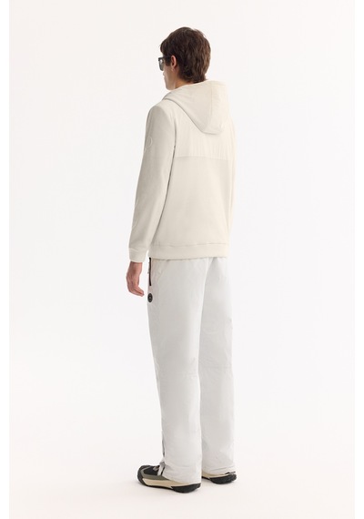 Avva Erkek Ekru Kapüşonlu Soft Touch Polar Regular Fit Sweatshirt A52y1268