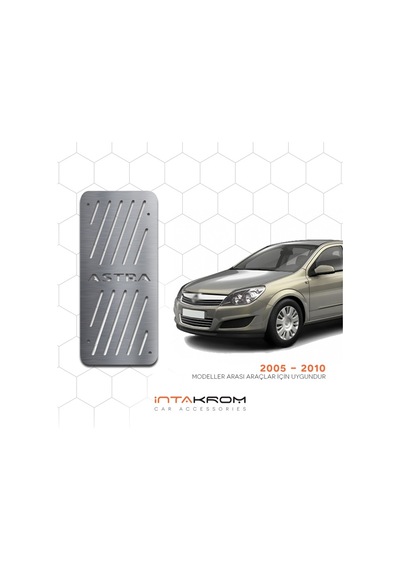 intakrom Opel Astra H Krom Ayak Dinlendirme Pedalı - 2005 -2012 Hb - Sd
