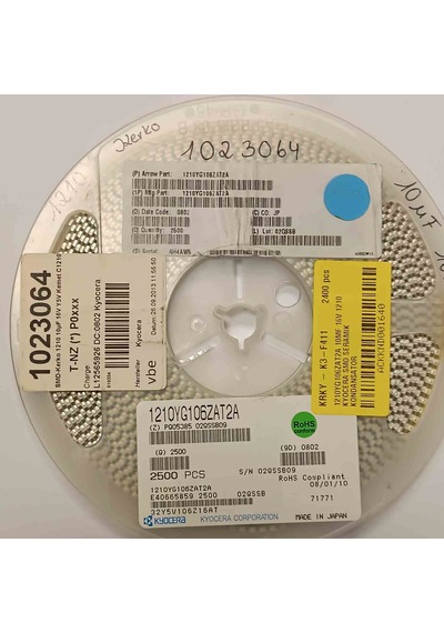 1210yg106zat2a 10mf 16v 1210 Smd Kondansatör 67 Adet