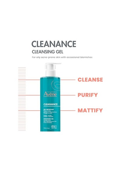 Avene Cleanance Gel Nettoyant - Yüz Ve Vücut Temizleme Jeli 400 Ml 1 Paket 1 X 1 Adet