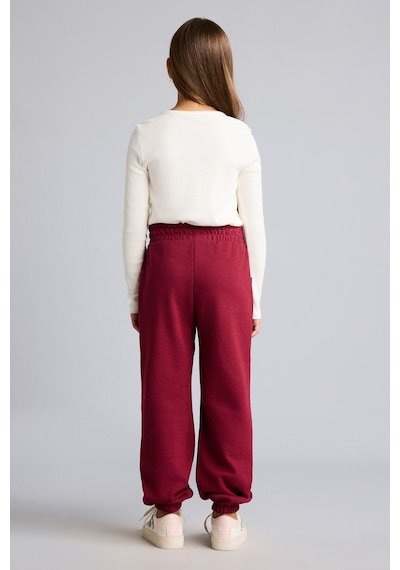 Defacto Yama Cepli Lastikli Jogger Fıt Eşofman Altı Kız Çocuk I2268a826aubr204 Bordo-br204