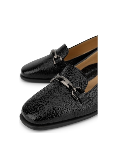 Relax Anatomic Tnc Luxury Kadın Hakiki Deri Siyah Kırışık Rugan Topuklu Ayakkabı 611 Et5711 Bn Ayk Sk26-27 Black 58