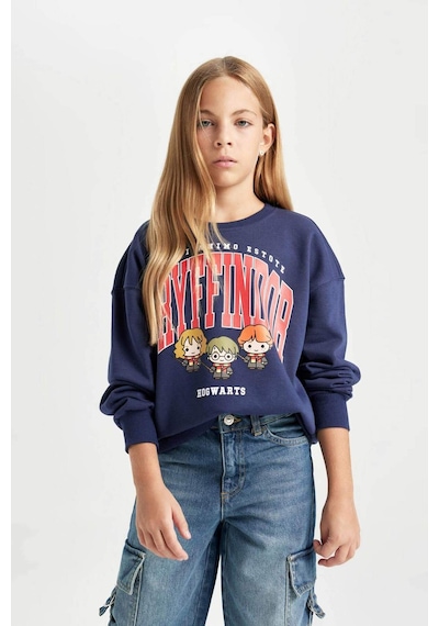 Defacto Kız Çocuk Lacivert Harry Potter Relax Fit Bisiklet Yaka Sweatshirt D3865A824AUNV241 Lacivert Defacto Kız Çocuk Lacivert Harry Potter Relax Fit Bisiklet Yaka Sweatshirt D3865A824AUNV241 Lacivert