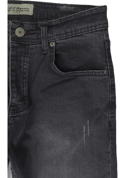 Dmctekstil Erkek Hacker Normal Bel Rahat Kesim Dar Paça Jean Pantolon Antrasit