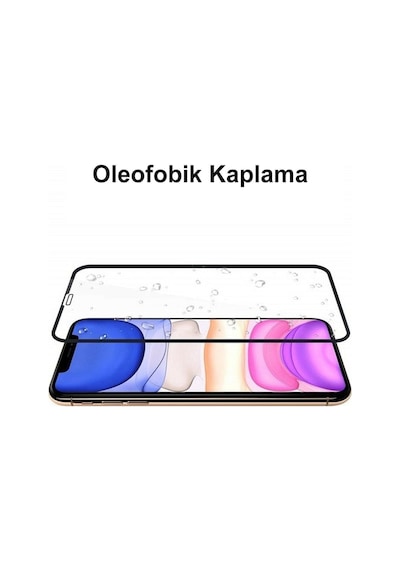 Apple Iphone 11 Ile Uyumlu Kırılmaz Cam 5d Tam Kaplayan Temperli Ekran Koruyucu Apple115d