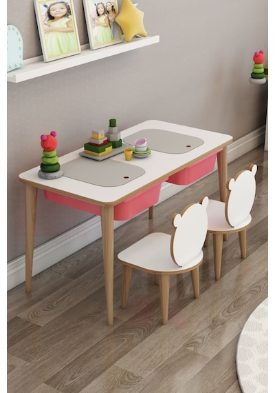 Moniev Çocuk Çalışma Masası Oyun Ve Etkinlik Masası Sandalyeli Pembe Pembe Moniev Çocuk Çalışma Masası Oyun Ve Etkinlik Masası Sandalyeli Pembe Pembe