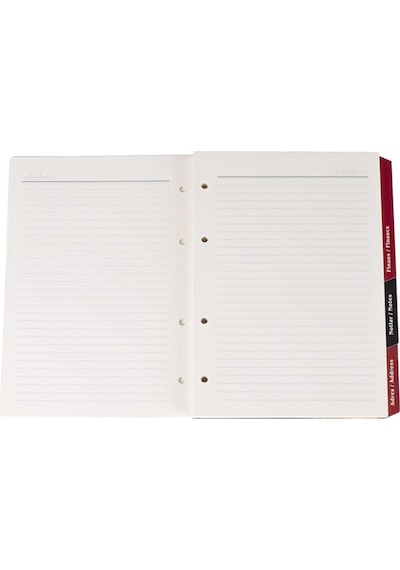 Organizer Ajanda Yedeği 4 Delikli Ydk2 Tarihsiz Çizgili 15x21 CM 2K Çok Renkli
