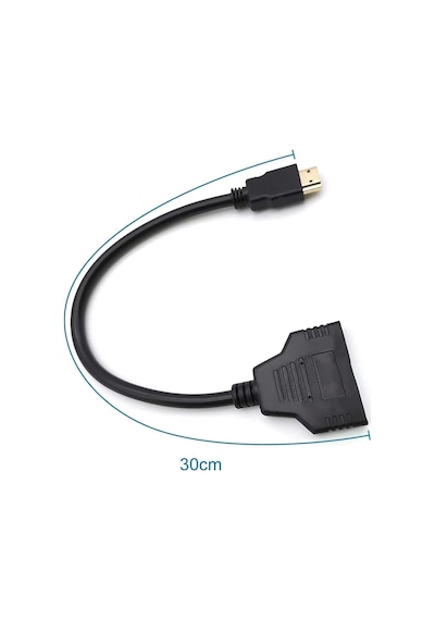 1 İn 2 Out Hdmı Çoklayıcı Splitter Kablo İki Çıkışlı Ekran Çoğaltıcı Adaptör Dönüştürücü Bilgisayar, Konsol, Tv, Projeksiyon Uyumlu Çift Monitör Bağlantı Kablosu 1 Giriş 2 Çıkış Çoklama Aparatı