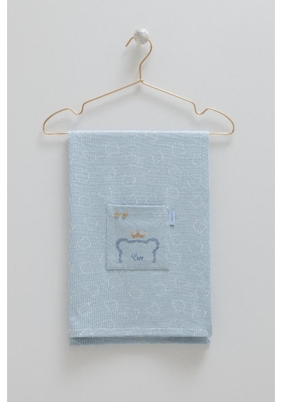 Caramell Very Cool Bebek Battaniyesi 80x80 Cm Crml.bte1872 Mavi