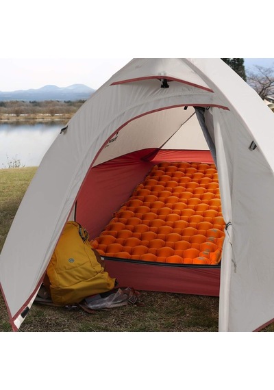 Naturehike Fc-10 Infatable Şişme Kamp Matı Turuncu Renk Çok Renkli