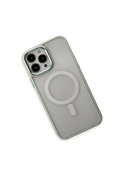 Apple İphone 15 Pro Kılıf Room Magneticsafe Silikon - Su Yeşili Çok Renkli