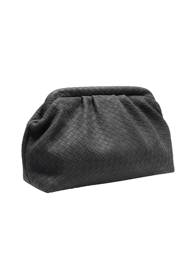 Wikidays.s Moda Trendi Kapitone Dokulu Clutch Portföy Çanta Siyah