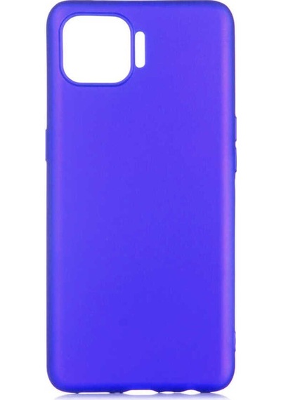 Oppo A74 4g Kılıf Zore Premier Silikon Kapak Saks Mavi
