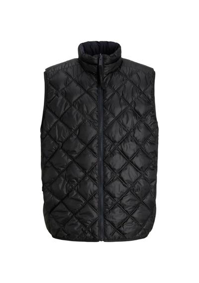 Jack & Jones Jprccjake Kapitone Erkek Siyah Yelek Siyah