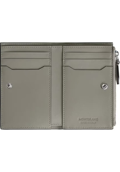 Mont Blanc Montblanc 4810 Mini Dikey 6 Kartlık Cüzdan 199346 Gri
