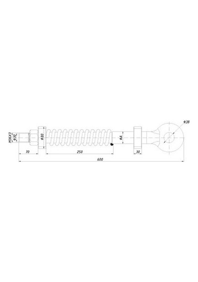 İşlenmiş Hazır Römork Ok Başı Takım - 124330 Kalınlık: 55 Mm