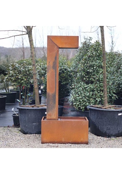 Corten Tekli Su Perdesi