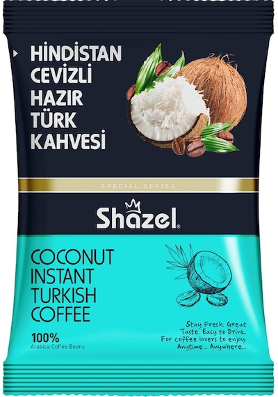 Shazel Hindistan Cevizli Hazır Türk Kahvesi 100 G