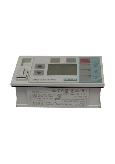 3uf72101aa0000 Operator Panel With Display Sıemens
