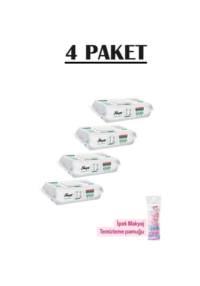 Sleepyyüzey Temizlik Mendili Havlusu 100' Lü 4 Paket 400 Yaprak Hediyeli Diğer
